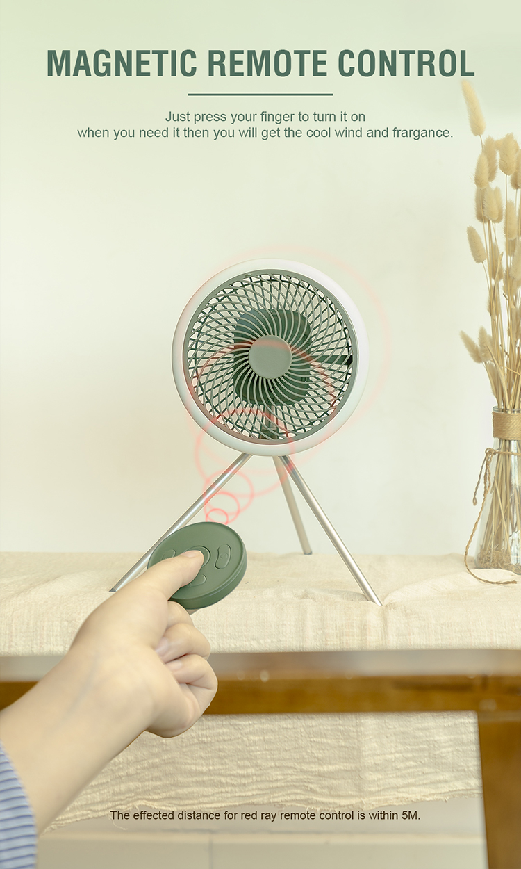 Portable Camping Fan YWF018 detail view