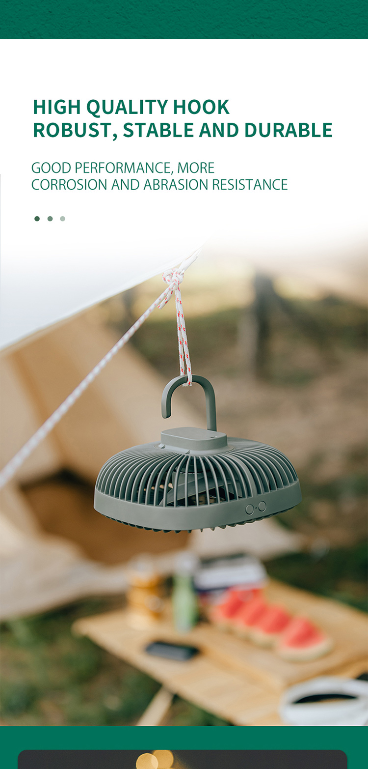 Portable Camping Fan YWF017 detail view