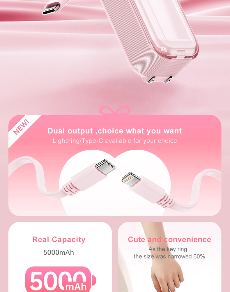 Potable Power Bank YWPB001 detail view