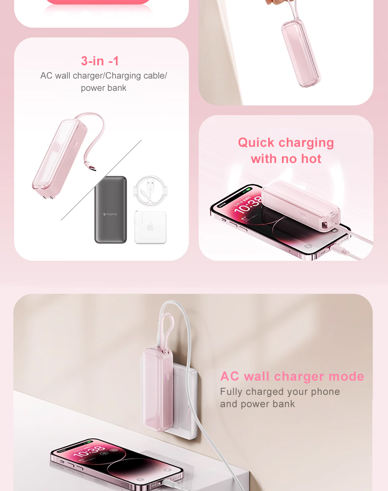 Potable Power Bank YWPB001 detail view