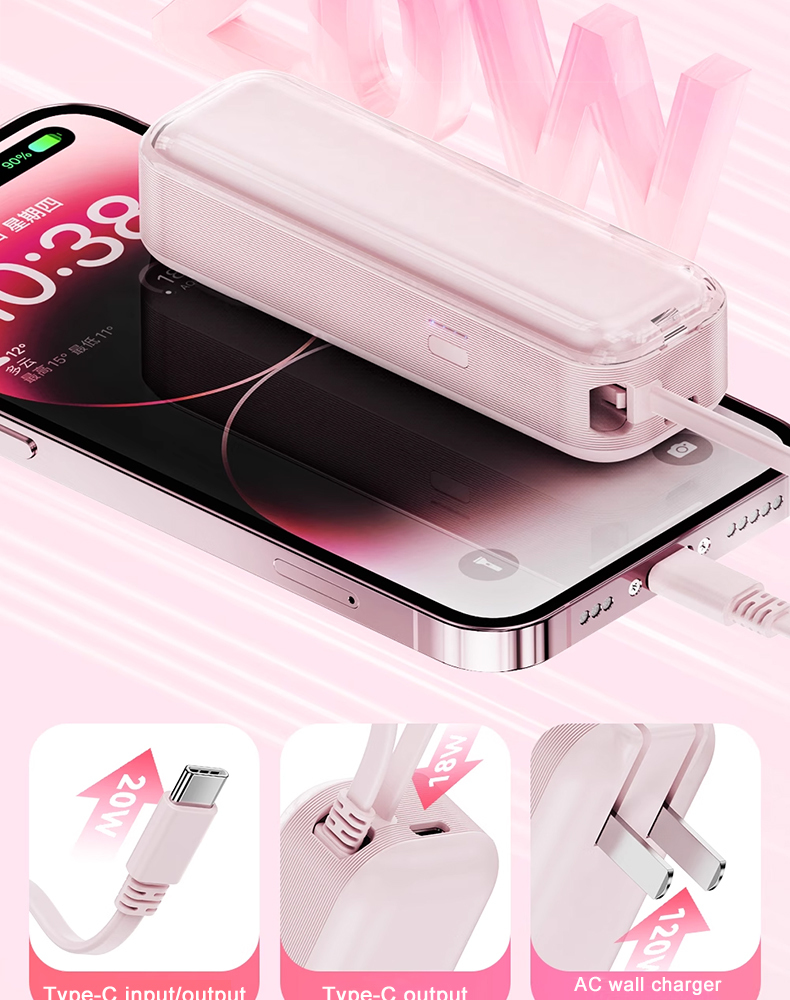 Potable Power Bank YWPB001 detail view